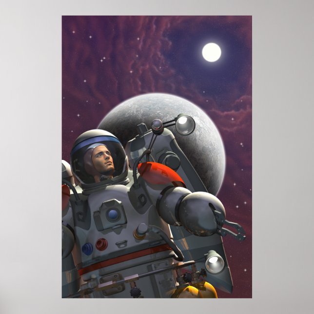 Póster Spaceman (Frente)