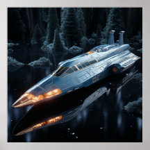 Spaceship Naranja extraterritorial Brillo