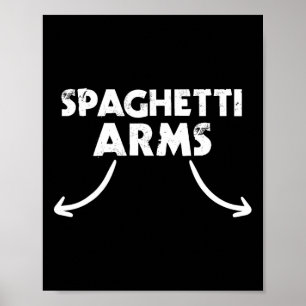 Póster Spaghetti Arms Lifting Gym