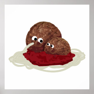 Póster Spaghetti culinaria