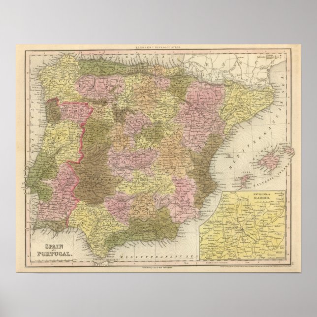 Póster Spain And Portugal (Frente)