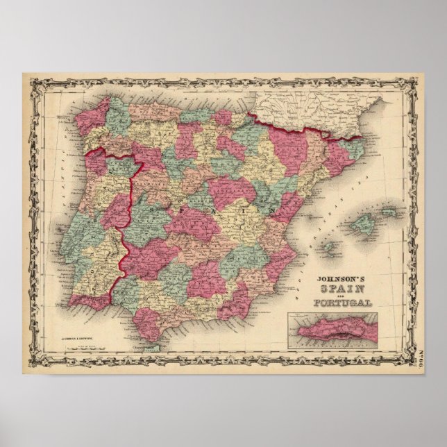 Póster Spain and Portugal 12 (Frente)