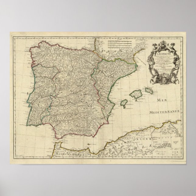 Póster Spain and Portugal 2 (Frente)