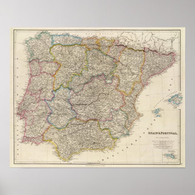 Póster Spain and Portugal 5 (Frente)