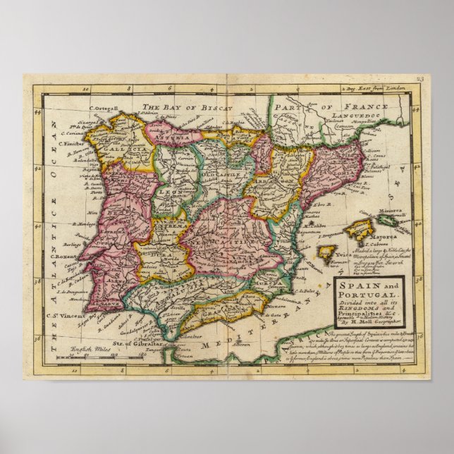 Póster Spain and Portugal 6 (Frente)