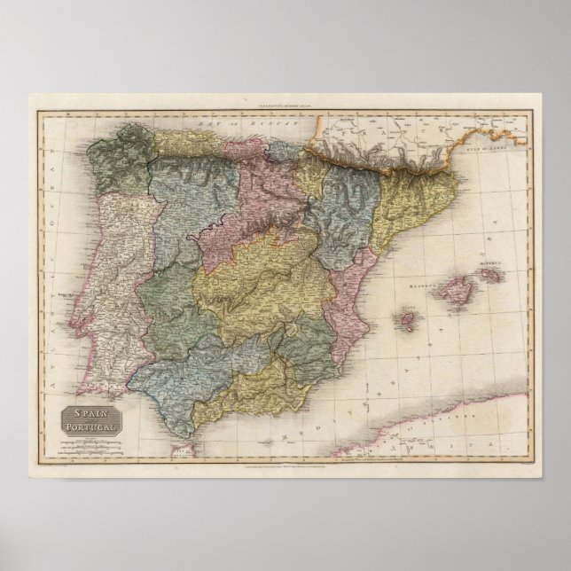 Póster Spain and Portugal 7 (Frente)