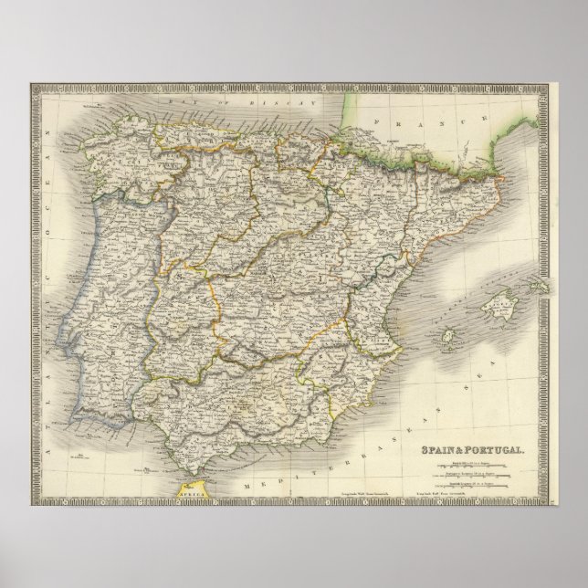 Póster Spain and Portugal 8 (Frente)