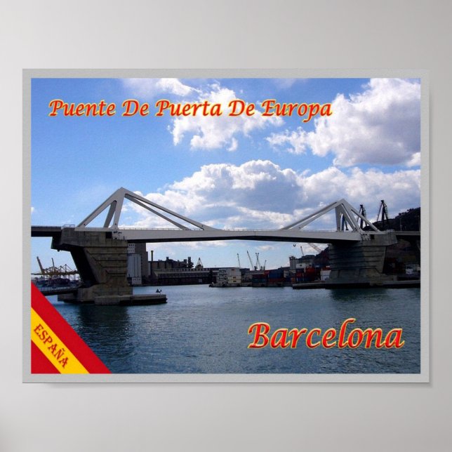 Póster Spain - Barcelona - (Frente)