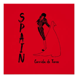 Póster SPAIN Corrida de Toros