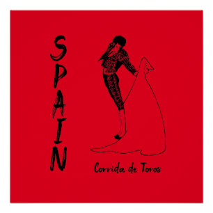 Póster SPAIN Corrida de Toros