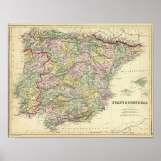 Póster Spain, Portugal 2