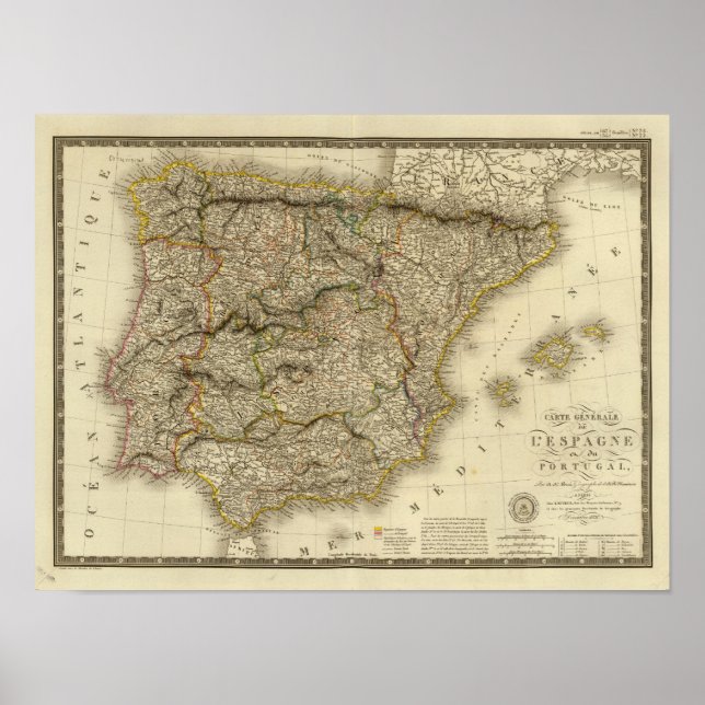 Póster Spain, Portugal 9 (Frente)
