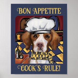 Póster Spaniel Bretón