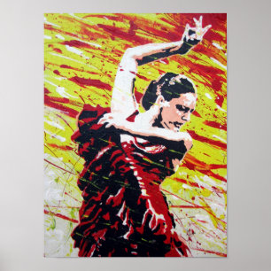 PÓSTER SPANISH DANCER