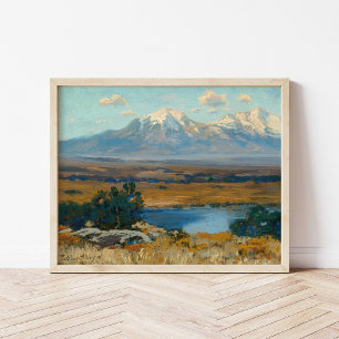 Póster Spanish Peaks, CO   Charles Partridge Adams