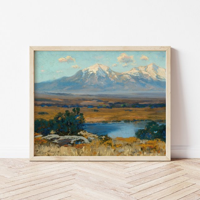 Póster Spanish Peaks, CO | Charles Partridge Adams (Subido por el creador)