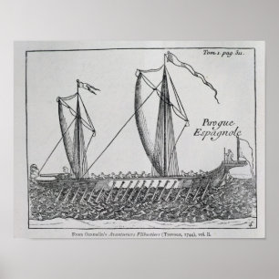 Póster Spanish Ship'