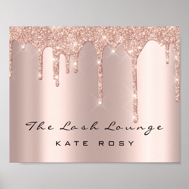 Póster Spark Name Makeup Artist Beauty Studio Lashes (Frente)