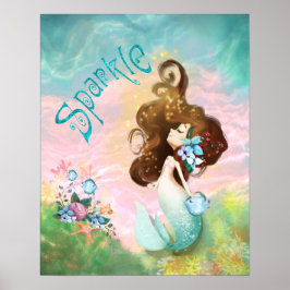 Póster Sparkle Mermaid