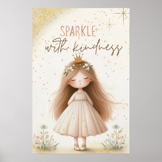 Póster Sparkle with kidness (Frente)