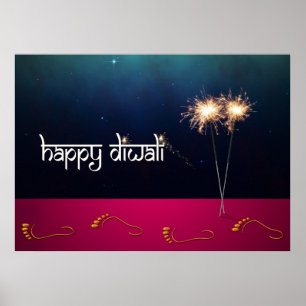 Póster Sparkling Happy Diwali - Poster