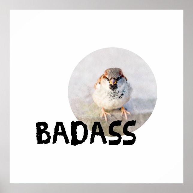 Póster Sparrow - Badass (Frente)