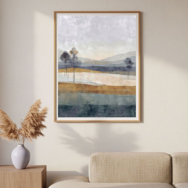 Póster Sparse Trees Horizon Minimal Abstract Landscape (Subido por el creador)