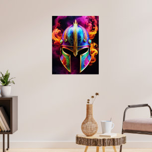 Póster Spartan Helmet