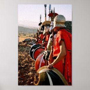 Póster Spartans poderoso
