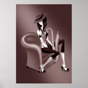Póster "Speakeasy" - Inspirado en el jazz