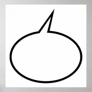 Póster Speech Balloon