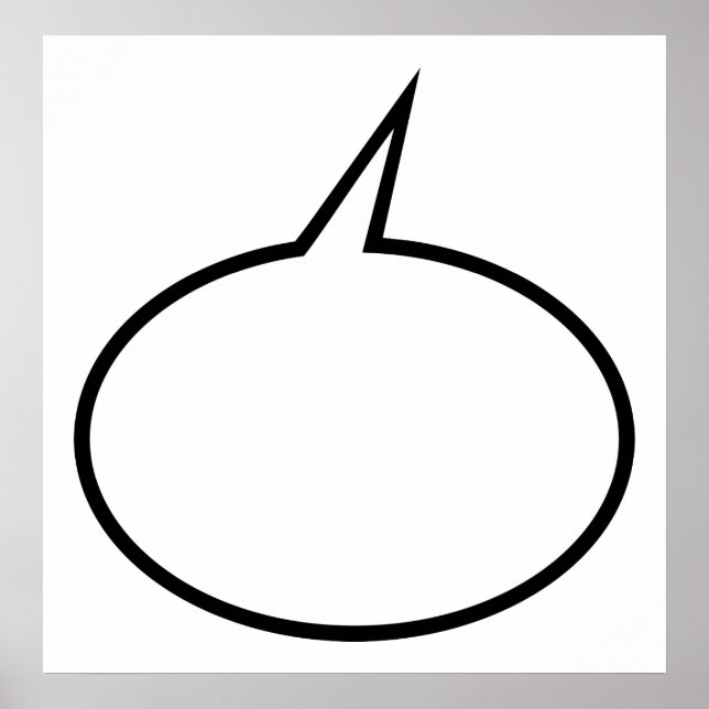 Póster Speech Balloon (Frente)