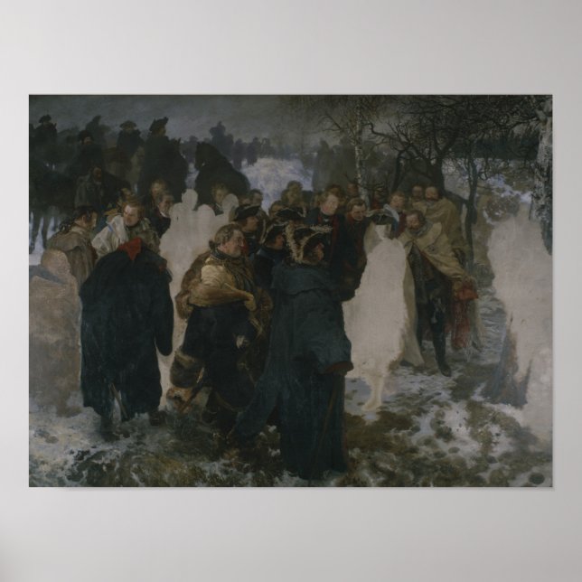 Póster Speech before the Battle of Leuthen, 1858 (Frente)