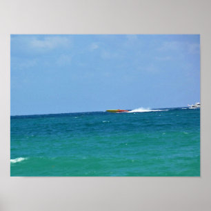 Póster Speed Boat, Fort Lauderdale, Florida