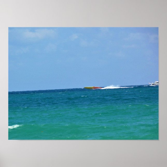 Póster Speed Boat, Fort Lauderdale, Florida (Frente)