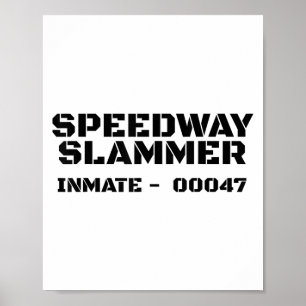 Póster Speedway Slammer. Prisión 47 Costume _1