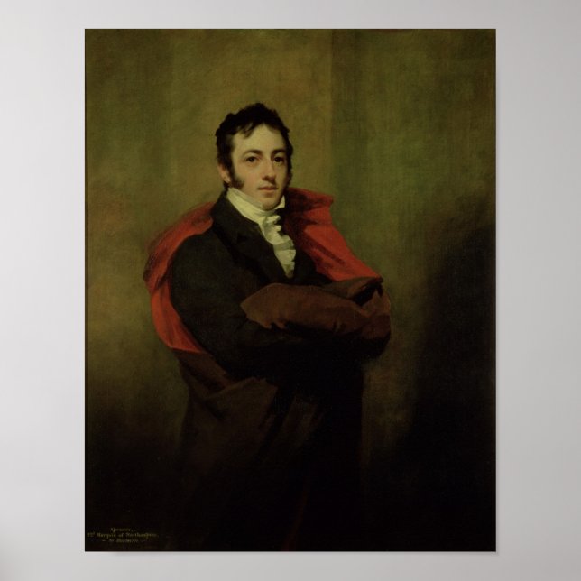 Póster Spencer, 2ª Marquesa de Northampton, 1821 (Frente)