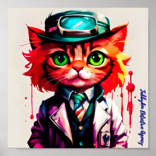 Póster "Spencer" de la agencia de detectives de Tabbykin