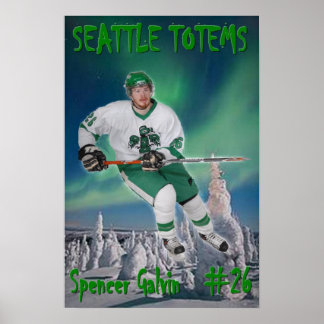 Póster Spencer Galvin - Seattle Totems