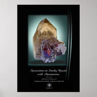 PÓSTER SPESSARTINE SMOKY QUARTZ