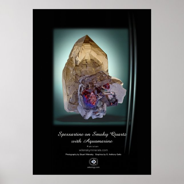 PÓSTER SPESSARTINE SMOKY QUARTZ (Frente)