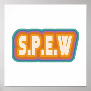 Póster SPEW Society of the Promotion of Elfish Welfare