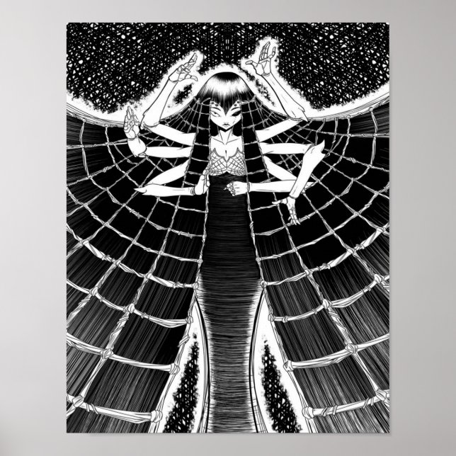 Póster Spider canvas gift for Spider lover | Cute Spider  (Frente)