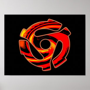 Póster Spider de 45 RPM