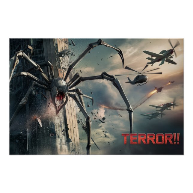 Poster Spider Terror (Anverso)