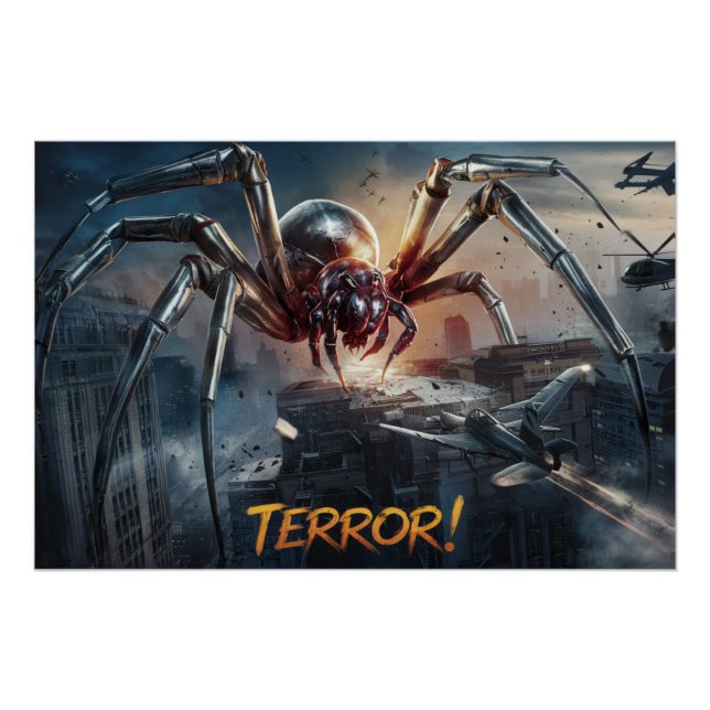 Poster Spider Terror 10 (Anverso)
