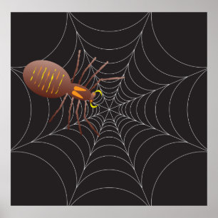 Póster Spider Y Spider Web