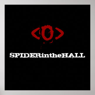 Póster SPIDERen el poster ocular del HALL