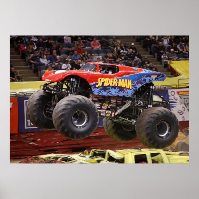 Póster Spidey Monster Truck Print (Frente)