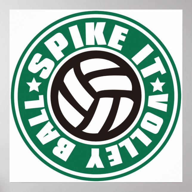 Póster Spike_It_Volleyball (Frente)